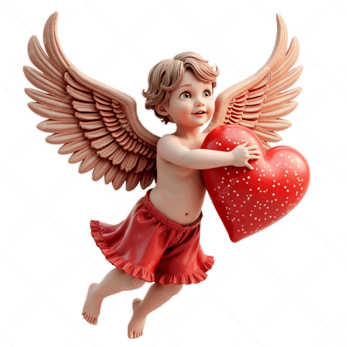 Hình ảnh Thiên Thần Cupid Với Chiếc Nơ Hình Trái Tim Tượng Trưng Cho Tình  Yêu Lãng Mạn Và Sức Mạnh Thần Thánh PNG , Thiên Thần Cupid Với Chiếc Nơ Hình