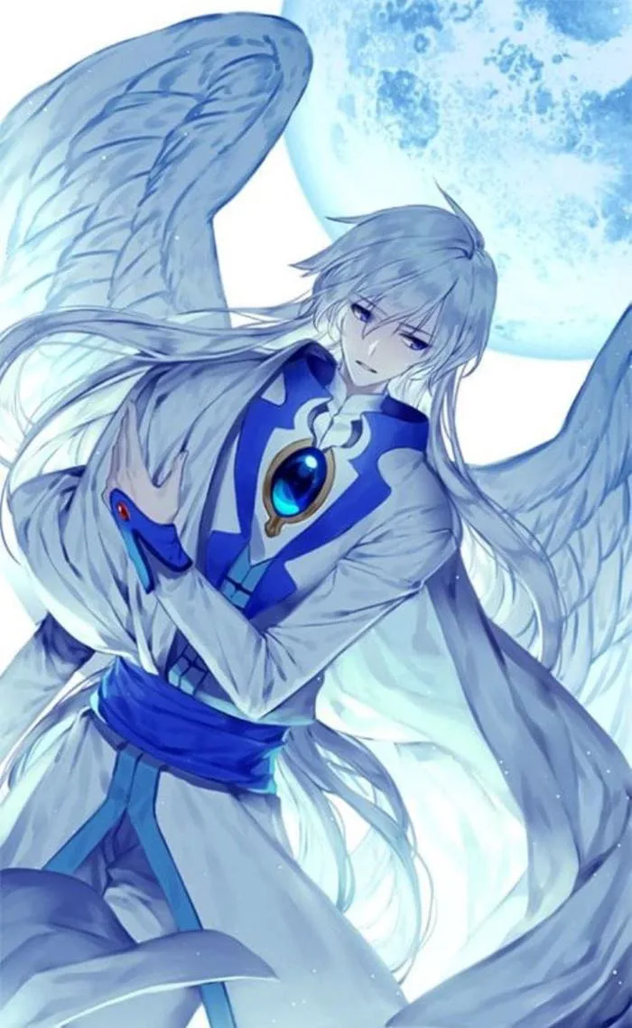 Xem hình ảnh anime nam với đôi cánh thiên thần