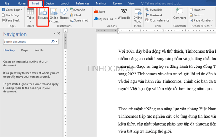 Mẹo Chèn Hình ảnh Vào Word Không Gây Rối Văn Bản