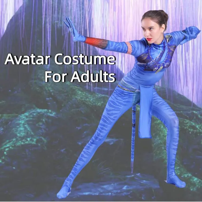 Amazon.com: LG LOUIS GARDEN Avatar Costume for Adults, Anime Costume  Halloween Cosplay Jumpsuit Tights Bodysuit Stage Costumes for Men Women :  Clothing, Shoes & Jewelry