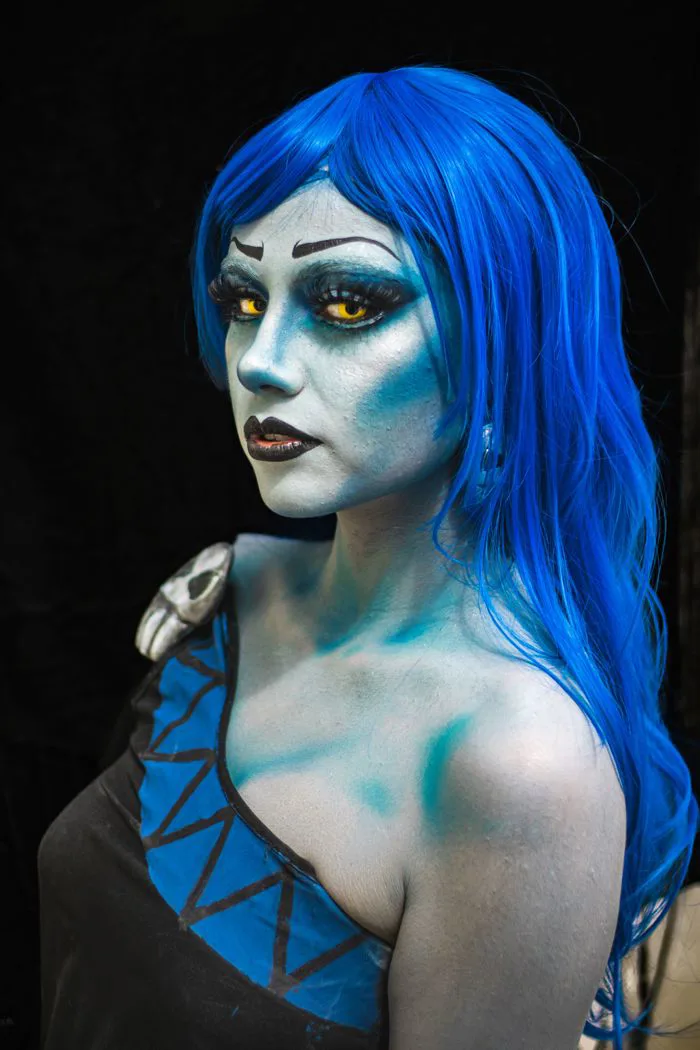 Cosplay Portrait of Blue Avatar Character · Free Stock Photo