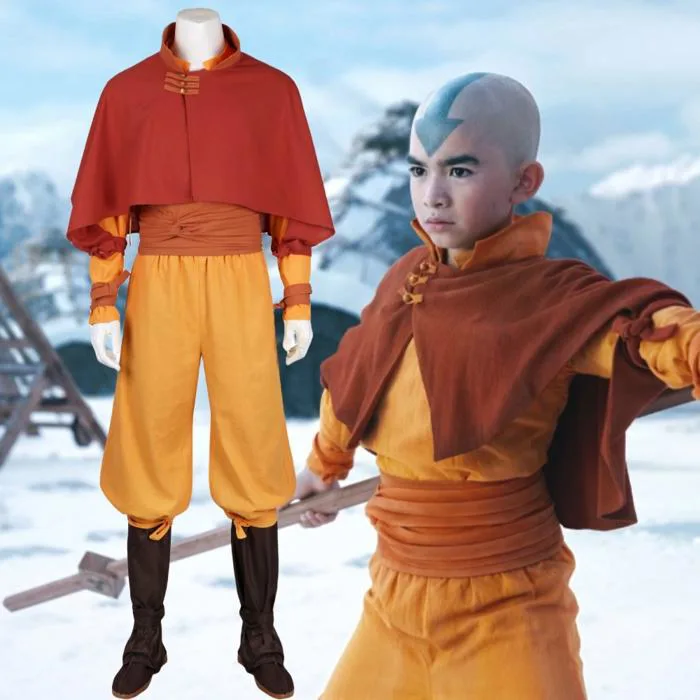 Avatar: The Last Airbender Aang Cosplay Costume Hallowcos